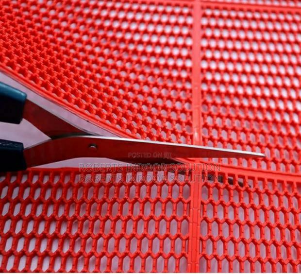 Astonishing Red PVC Perforated Mat