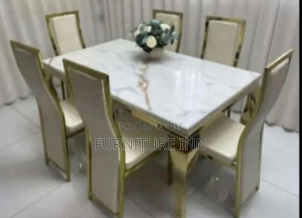Majestic 6 Seater Pure Marble Dinning Table