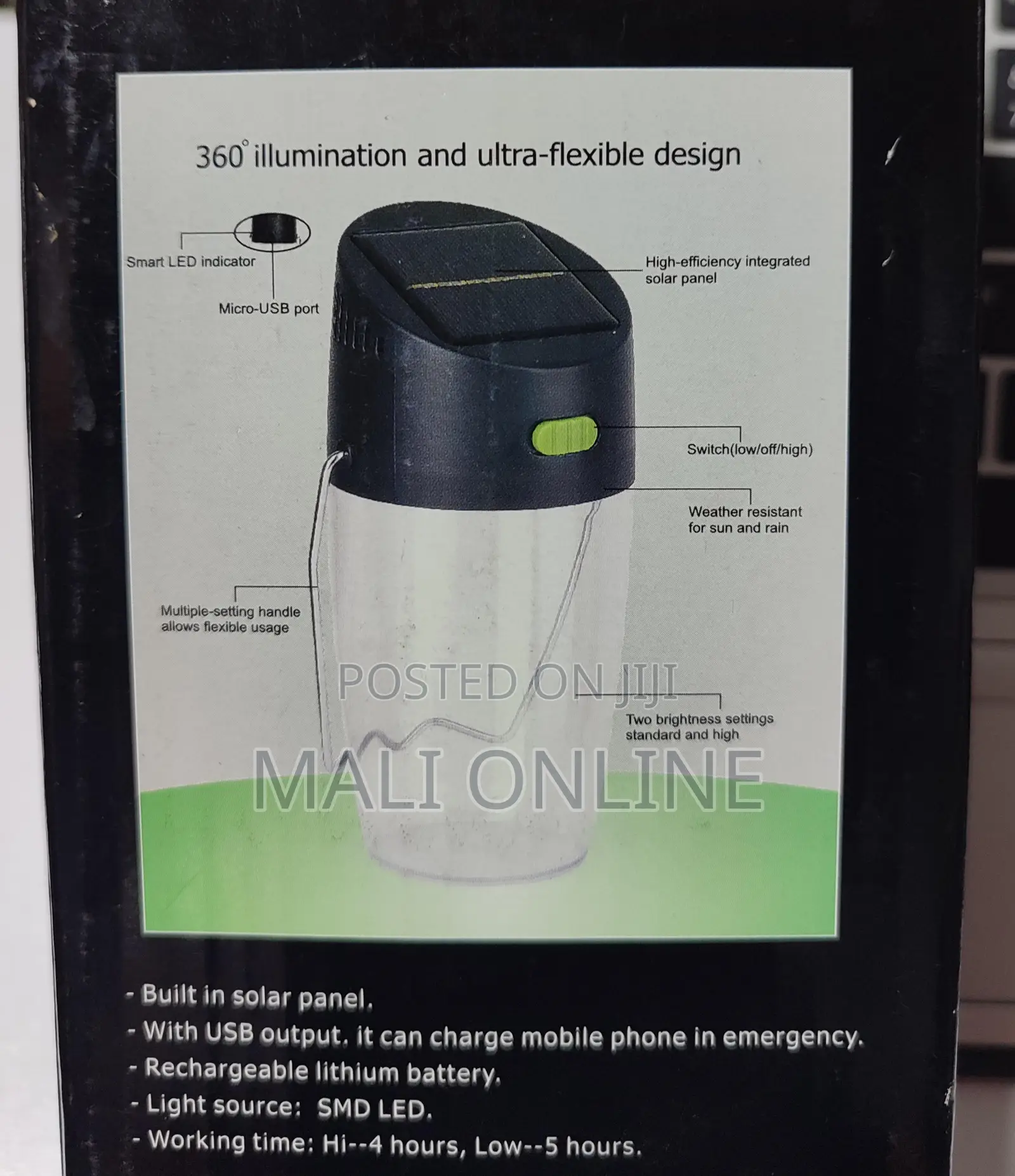 Gdlite Gd-25 Solar Handy Light
