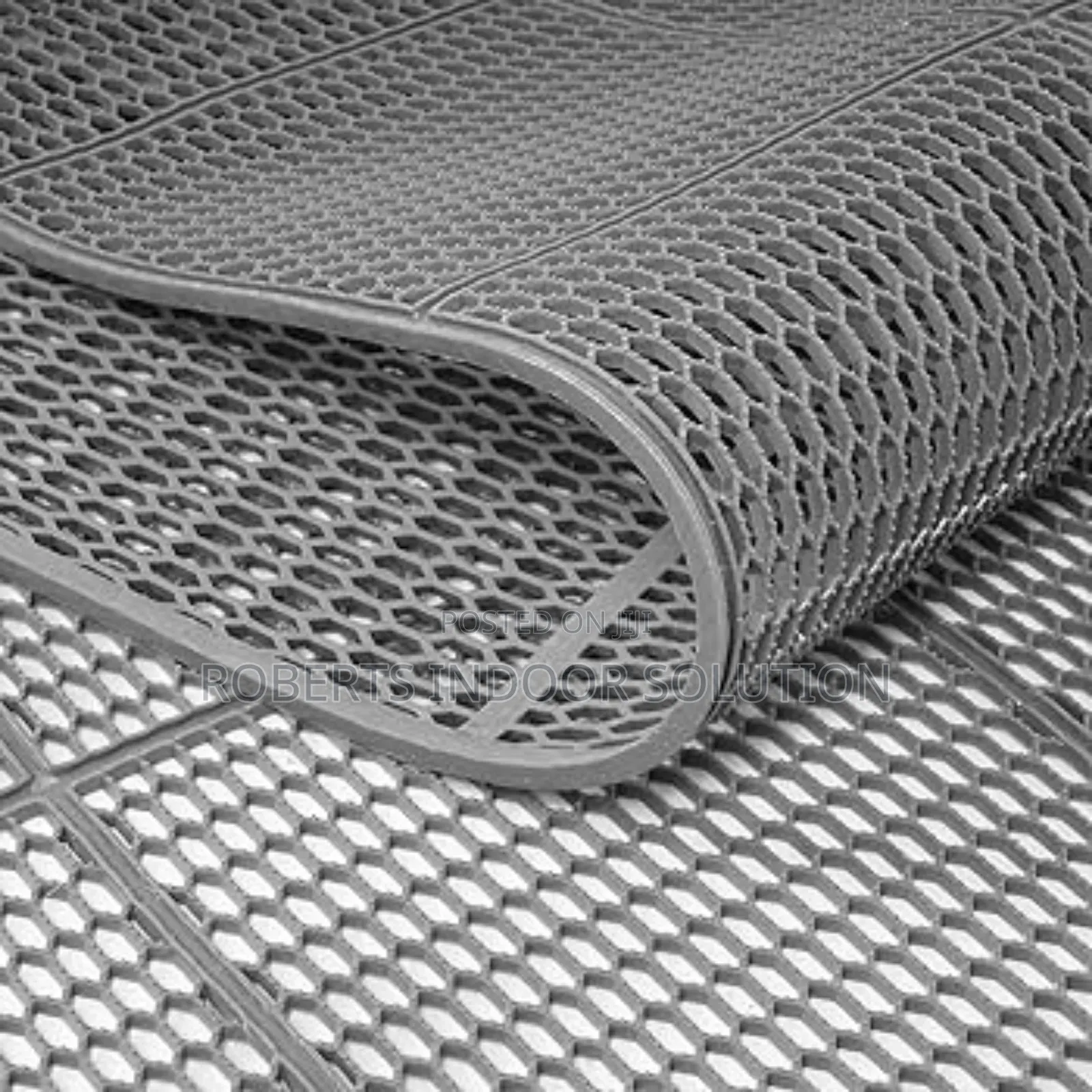 With This PVC Perforated Avoid Slippery Areas