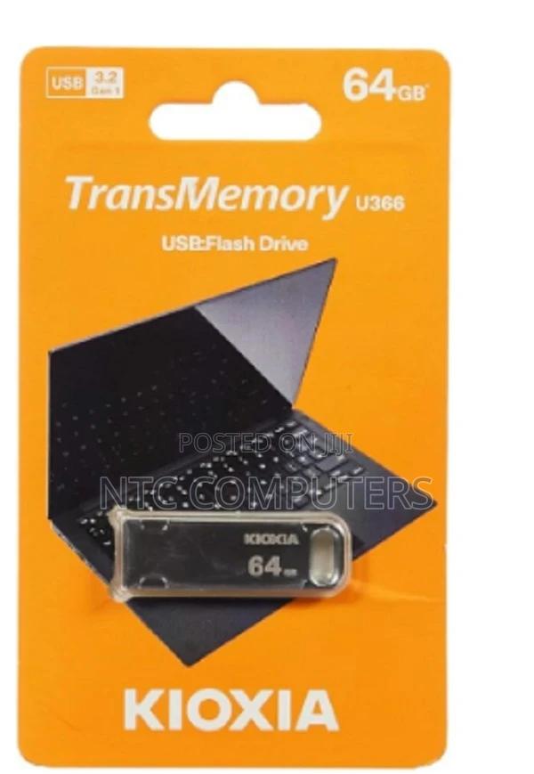 Kioxia Transmemory U366 64gb Flash Drive Usb 3.2 Metalic