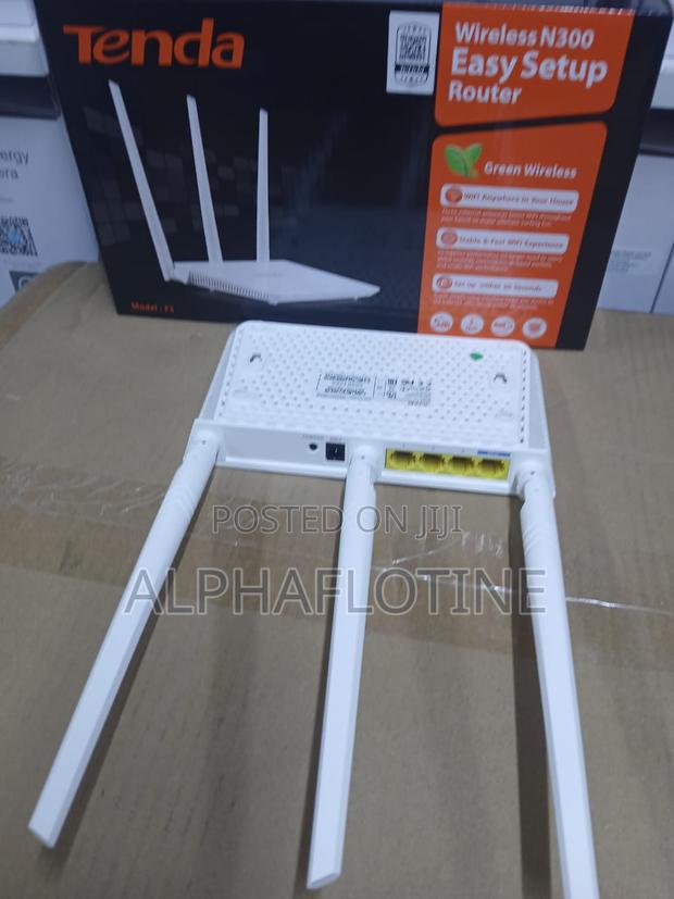 3 External Antennas Tenda Router 3lan Port 300mbps - main view
