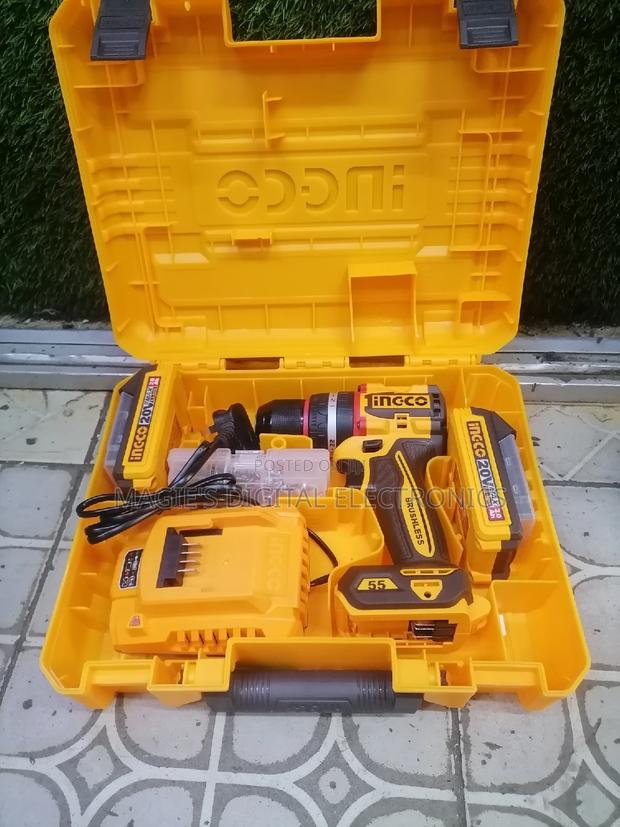 Well Performing 20v Ingco Brushless Cordless Drill - main view