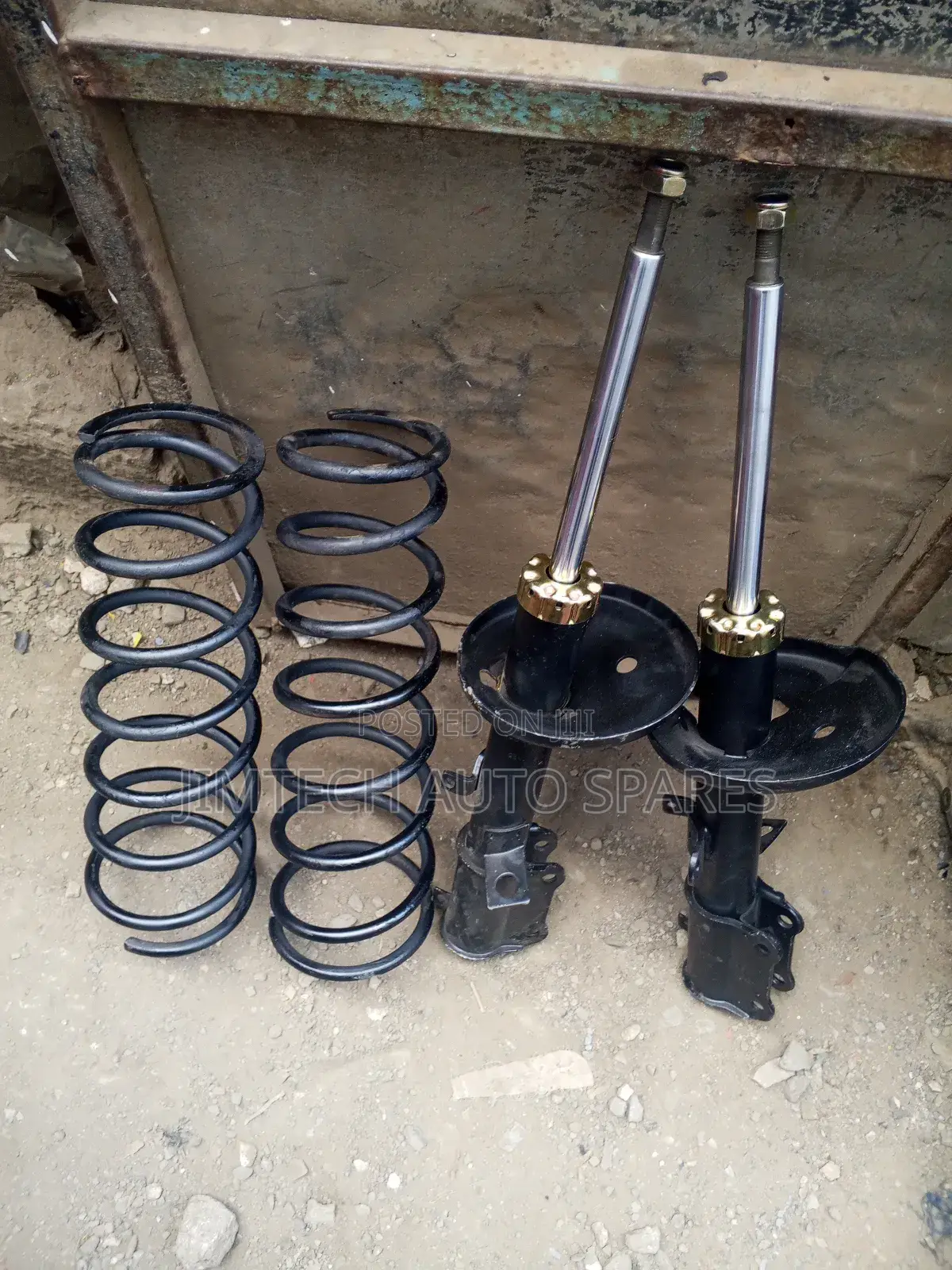 Toyota Corolla 110 Rear Shock and Heavy Duty Coil Spring