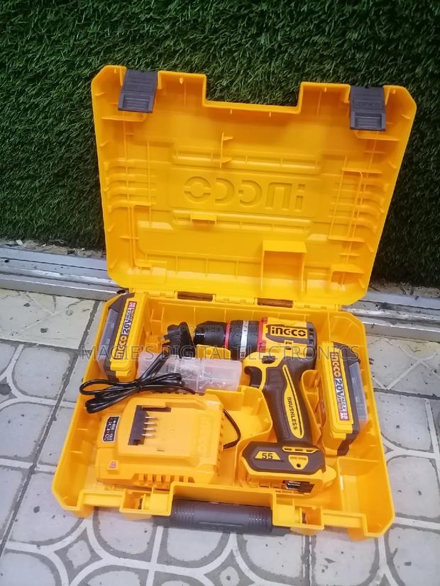 20v Ingco Compact Cordless Brushless Impact Drill - main view
