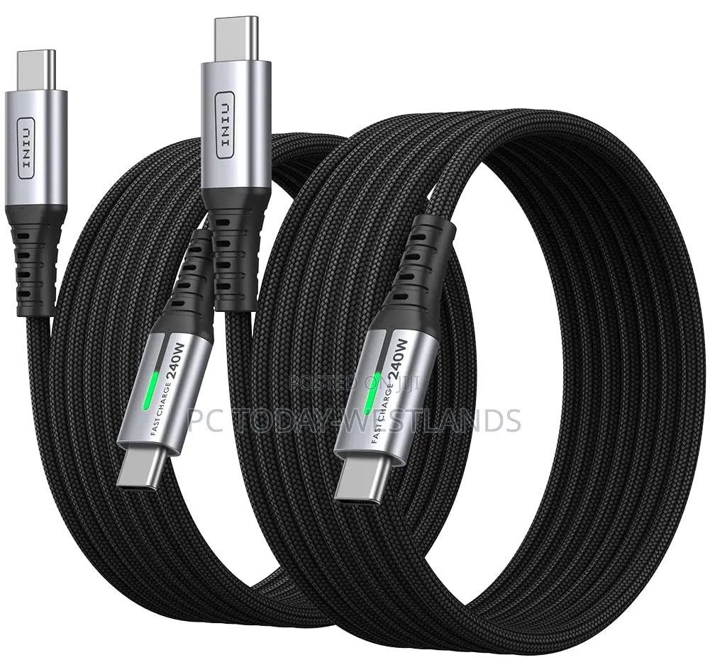 Iniu Usb C to Usb C Cable, 240w Fast Charging 6.6ft