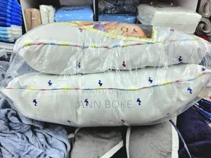 Pair Bed Pillows Available.
Size: 50×75cm