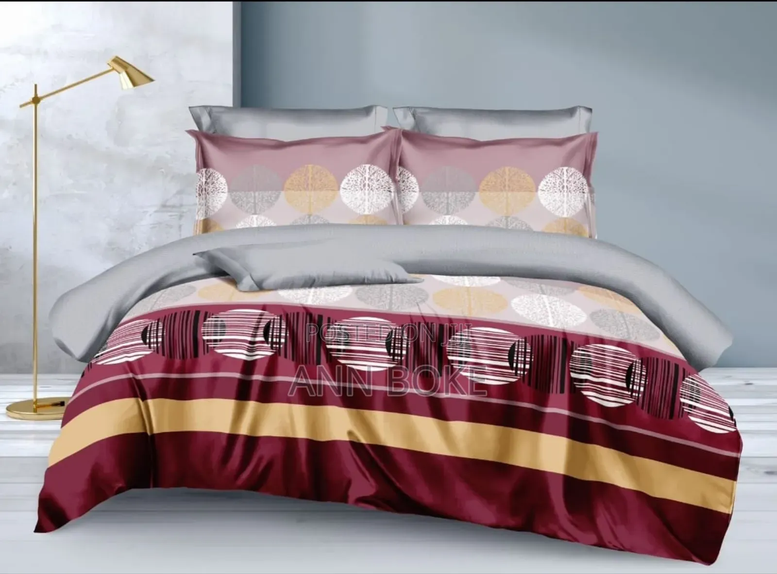 *Double Sided Heavy Cotton Binded Duvet* Size: 7×8 Pillowcas