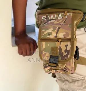 Actual Photo Tactical Thigh Bag Material: Oxford