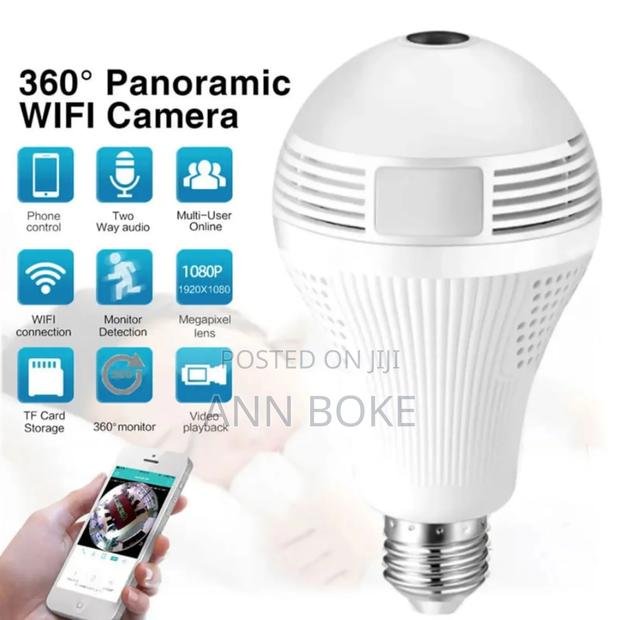 *Nanny Panoramic Wifi 360-Degree CCTV Camera* - thumbnail 2