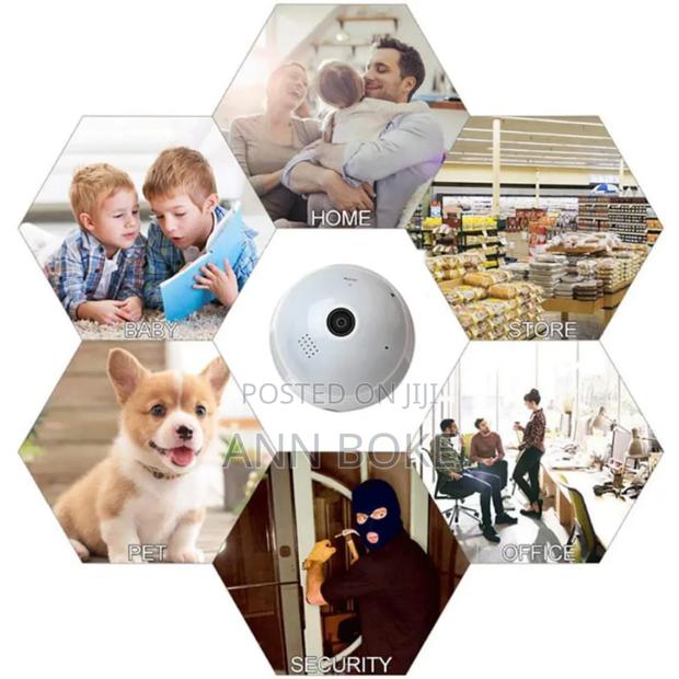 *Nanny Panoramic Wifi 360-Degree CCTV Camera* - thumbnail 5