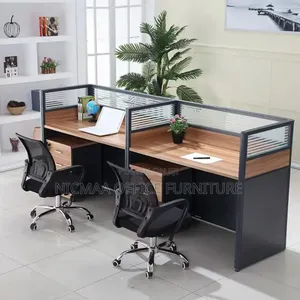 Office Workstation: 2-Seater Straight Modular Workstation