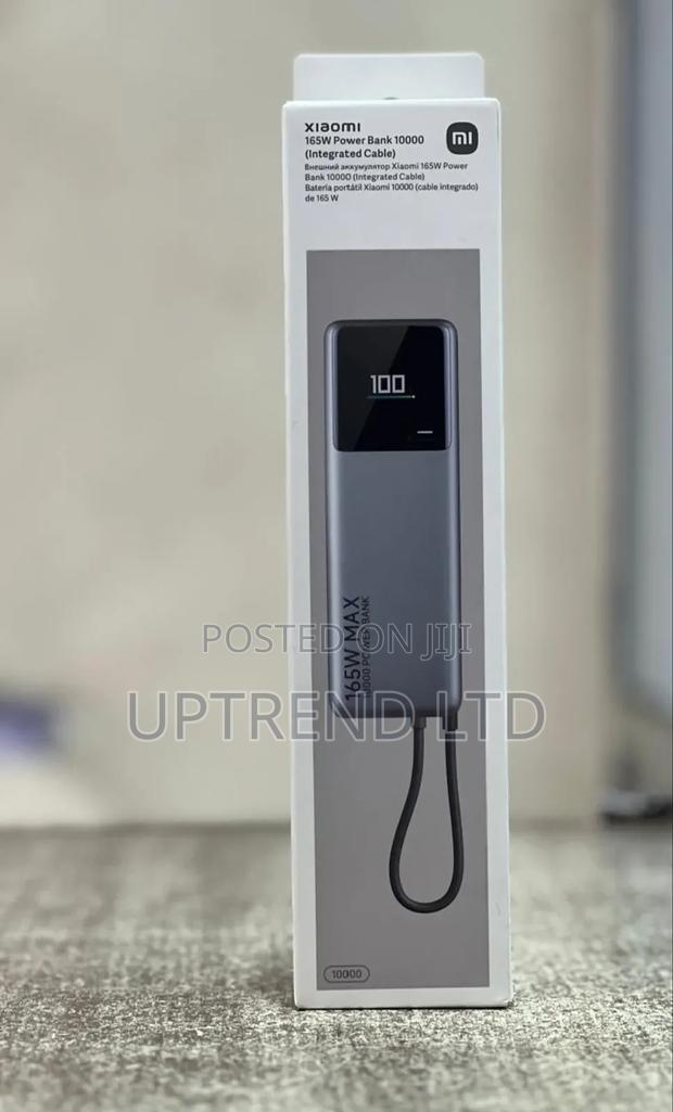 Xiaomi 165w Power Bank 10000mah Integrated Cable