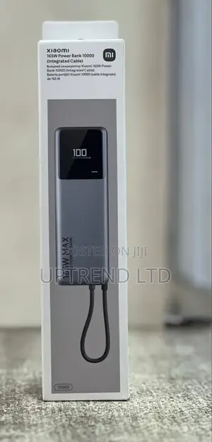 Xiaomi 165w Power Bank 10000mah Integrated Cable