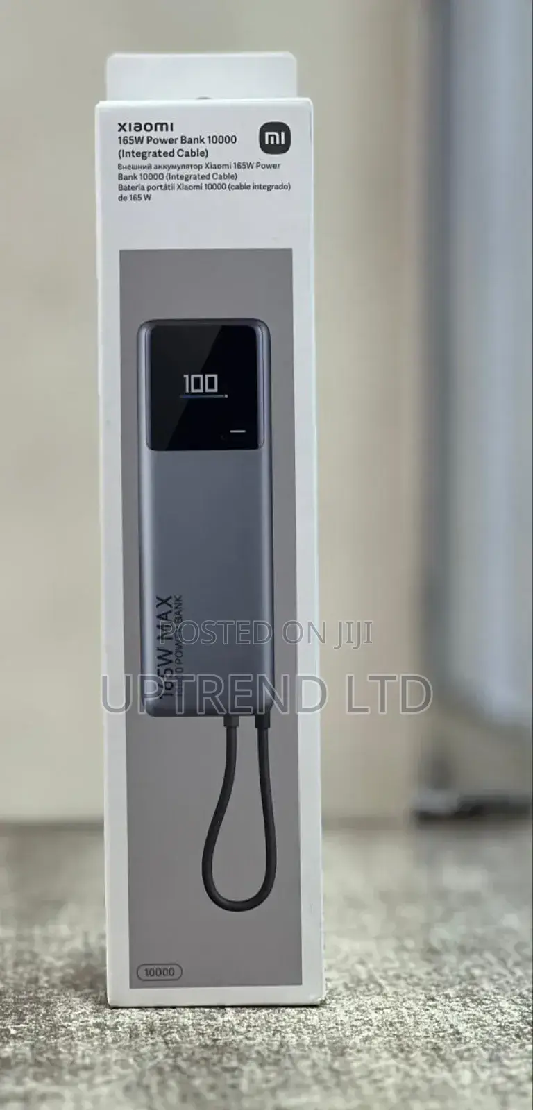 Xiaomi 165w Power Bank 10000mah Integrated Cable