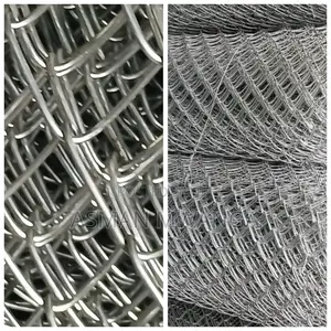 Galvanized Fencing Chainlink Gauge 8g 4.0mm 80x80mm
