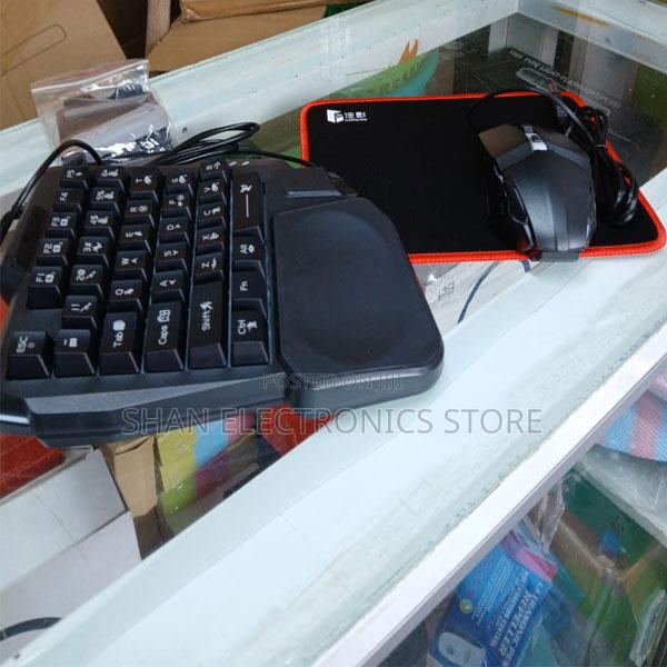 Wireless 5 in 1 Combo Bluetooth Keyboard and Mouse for Pubg - main view