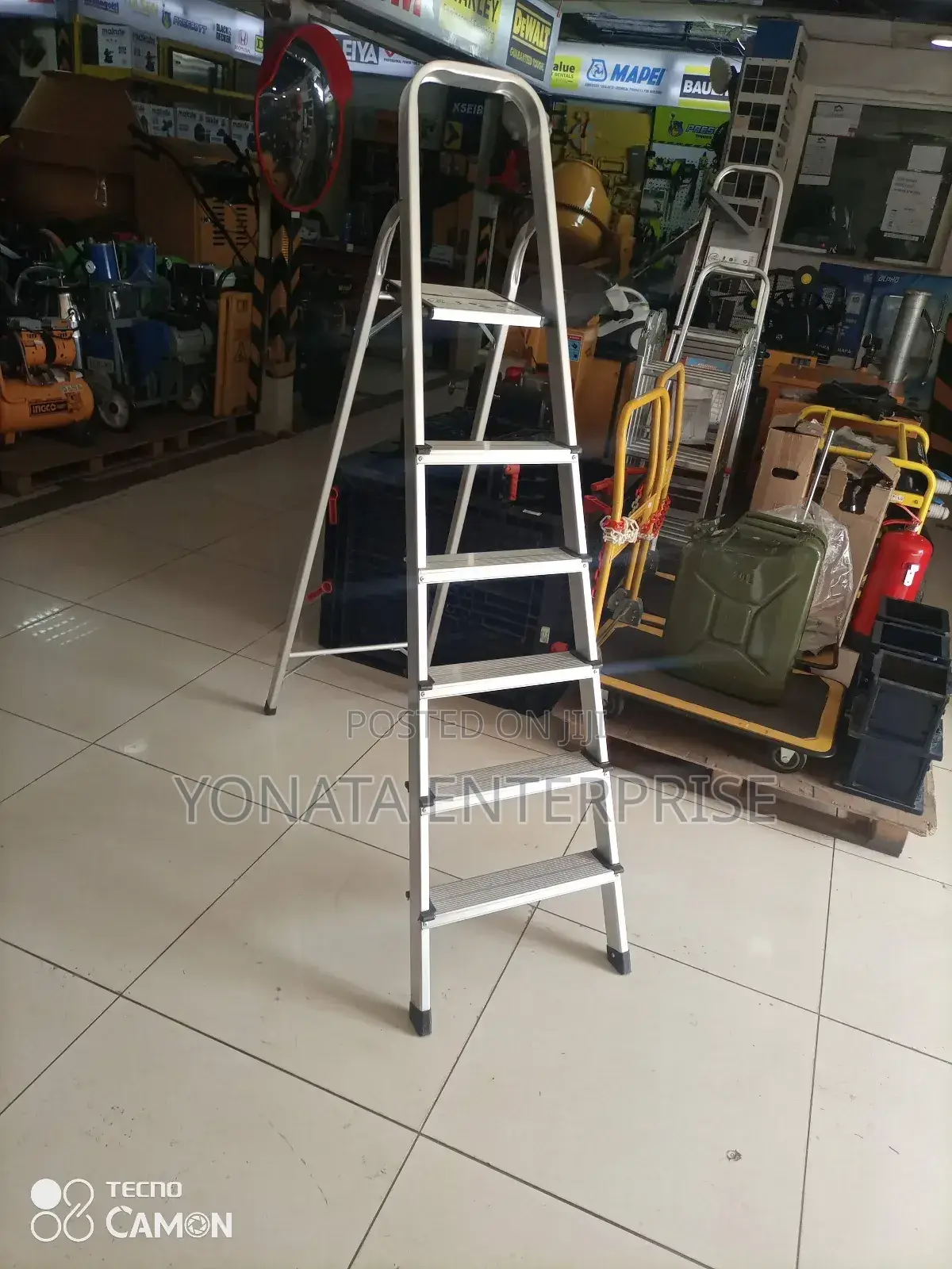 Aluminium Household Step Ladder (6 Steps)