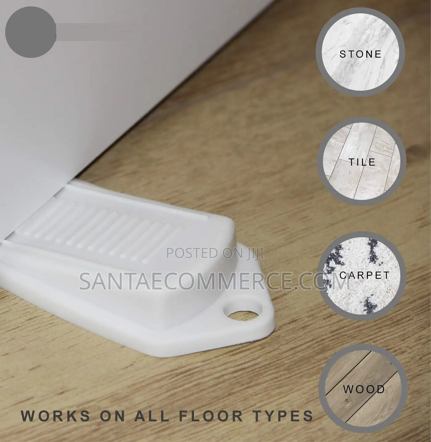 2 PCS Door Wedge Stopper