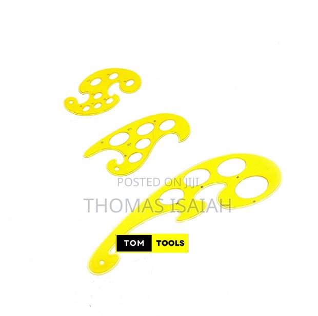 3pcs French Curves Technical Drawing Set - main view