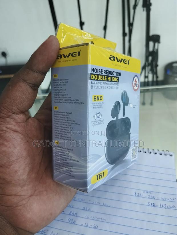 Awei T61 Wireless Earbuds Enc - thumbnail 2