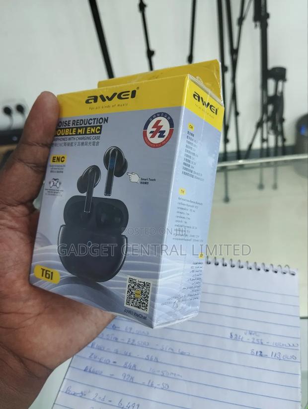 Awei T61 Wireless Earbuds Enc - thumbnail 3