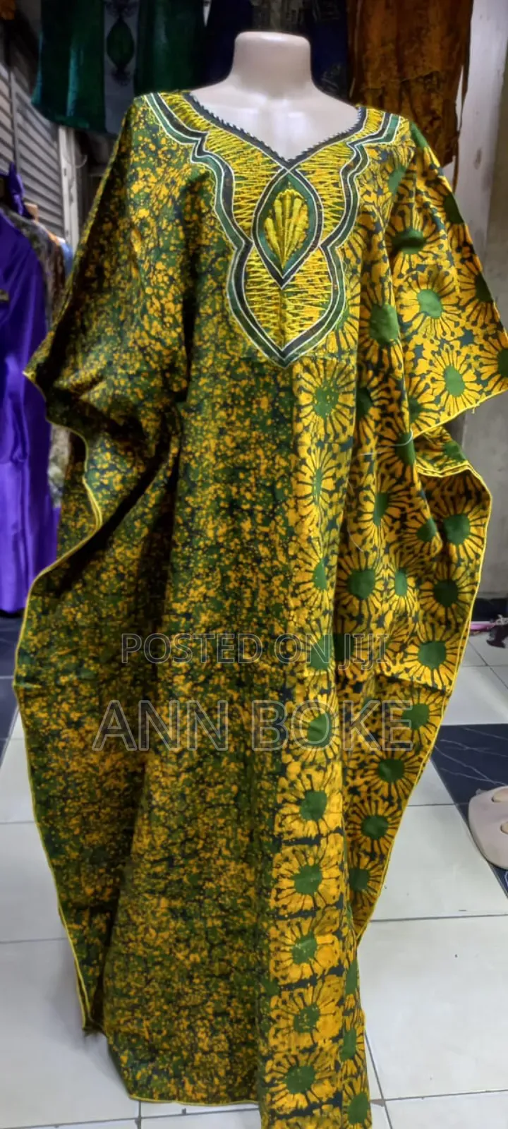 African Ankara Free Size Dress