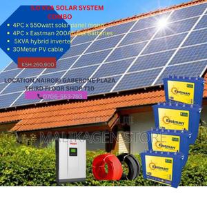 5.0kva Solar System Combo Lit Home Lighting Kit Office - main view
