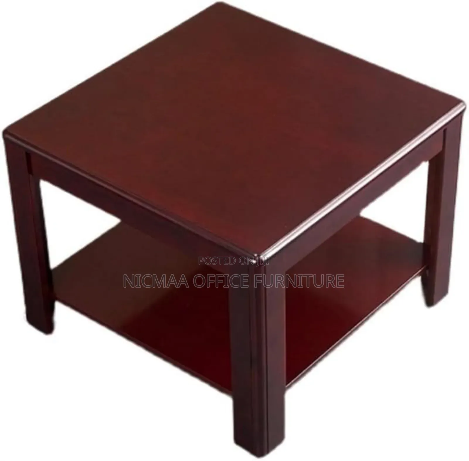 Solid Wood Tea Table Modern Double-Layer Coffee Stand