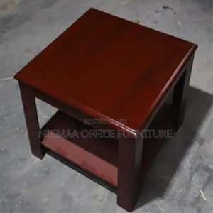 Solid Wood Tea Table Modern Double-Layer Coffee Stand