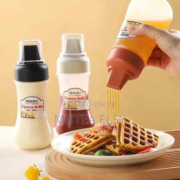 350ml,5 Hole Squeeze Sauce Bottle - thumbnail 3