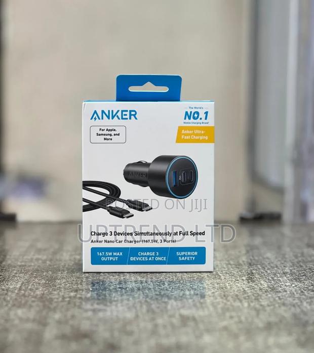 Anker 67 Triple Charging Car Charger - thumbnail 3