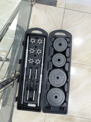York 50kg Barbell and Dumbbell Set – Full Body Strength
