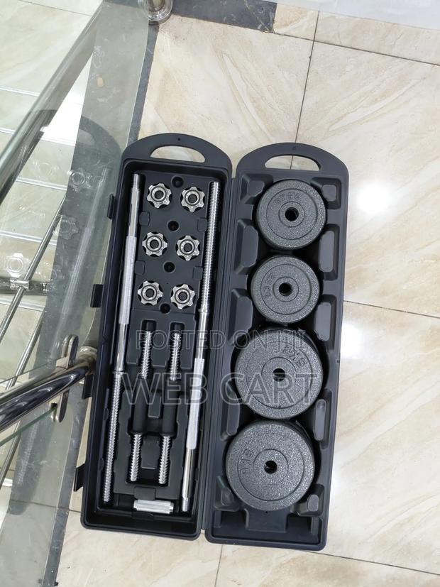 York 50kg Barbell and Dumbbell Set – Full Body Strength