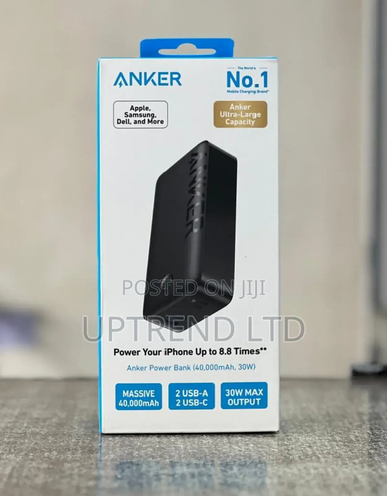 Anker Powerbank 40000mah 30w Power Your iPhone Up to 8.8