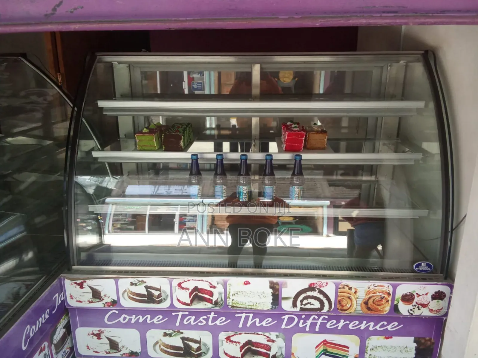 Cake Cabinet Cake/Snacks Display Kindly Note Pre Orders