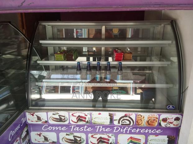 Cake Cabinet Cake/Snacks Display Kindly Note Pre Orders - main view