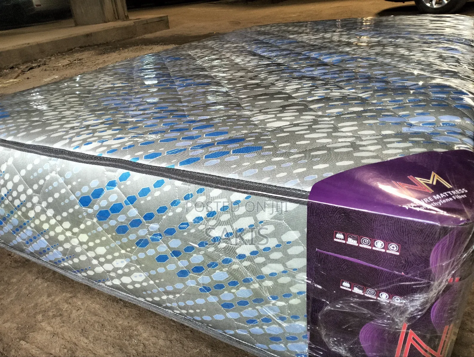 Fiber Mattresses 5 X 6 X 8 High Density Quilted