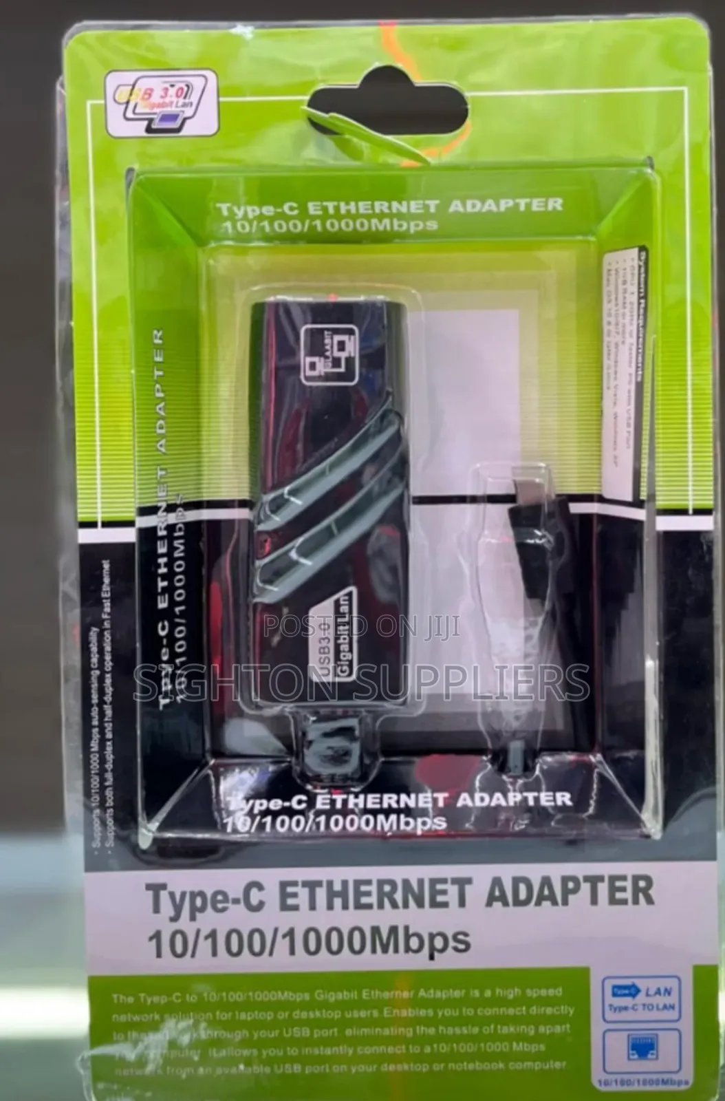 Type C to Ethernet 3.0 Adapter