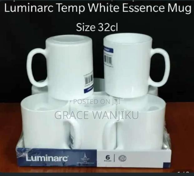 *Set Of 6 Luminarc Essence Cups