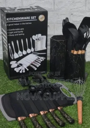 *25pc Marble Silicone Spoons