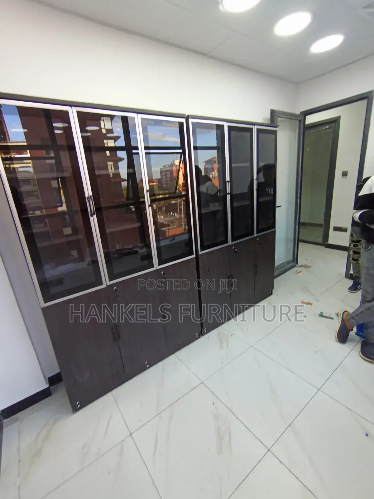 Office Wooden 3 Door Cabinet