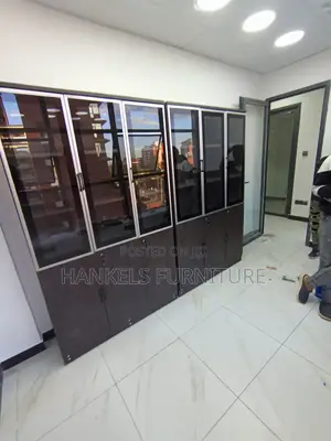 Office Wooden 3 Door Cabinet