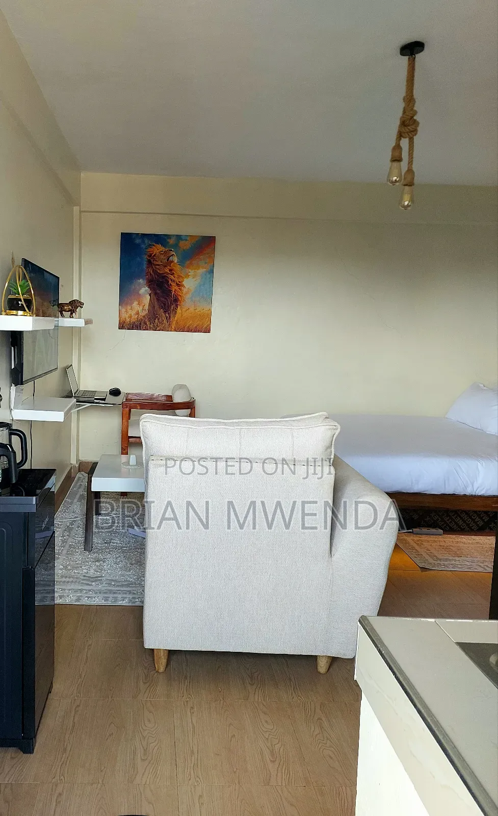 Furnished 1bdrm Bedsitter in Mountain View for rent