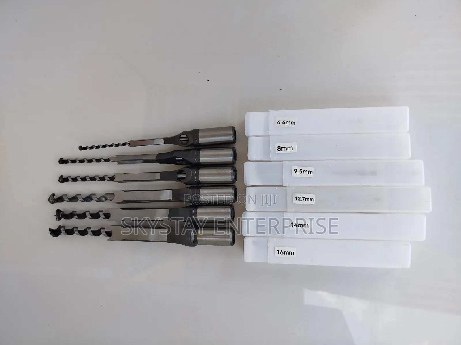 Square Hole Drill Mortising Chisel 6pcs