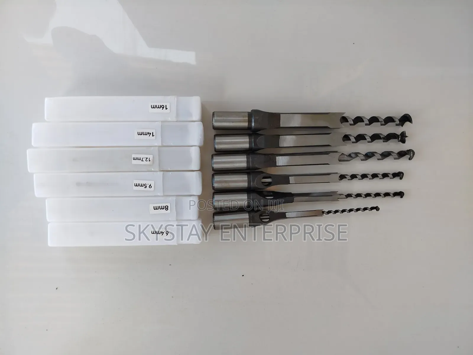 Square Hole Drill Mortising Chisel 6pcs
