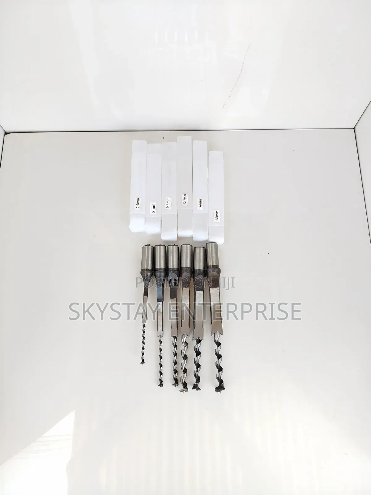 Square Hole Drill Mortising Chisel 6pcs
