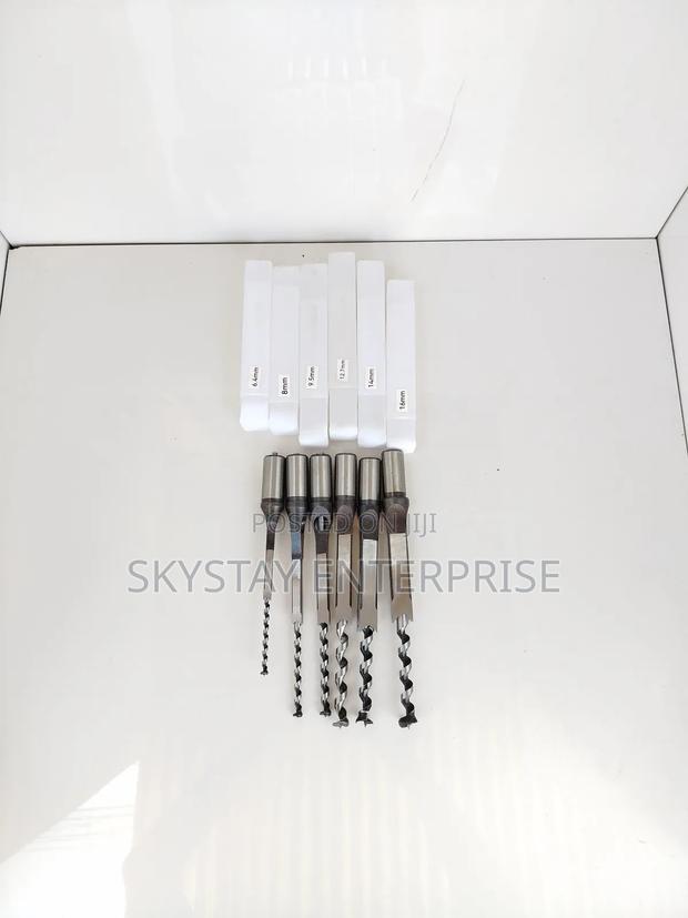 Square Hole Drill Mortising Chisel 6pcs - thumbnail 4