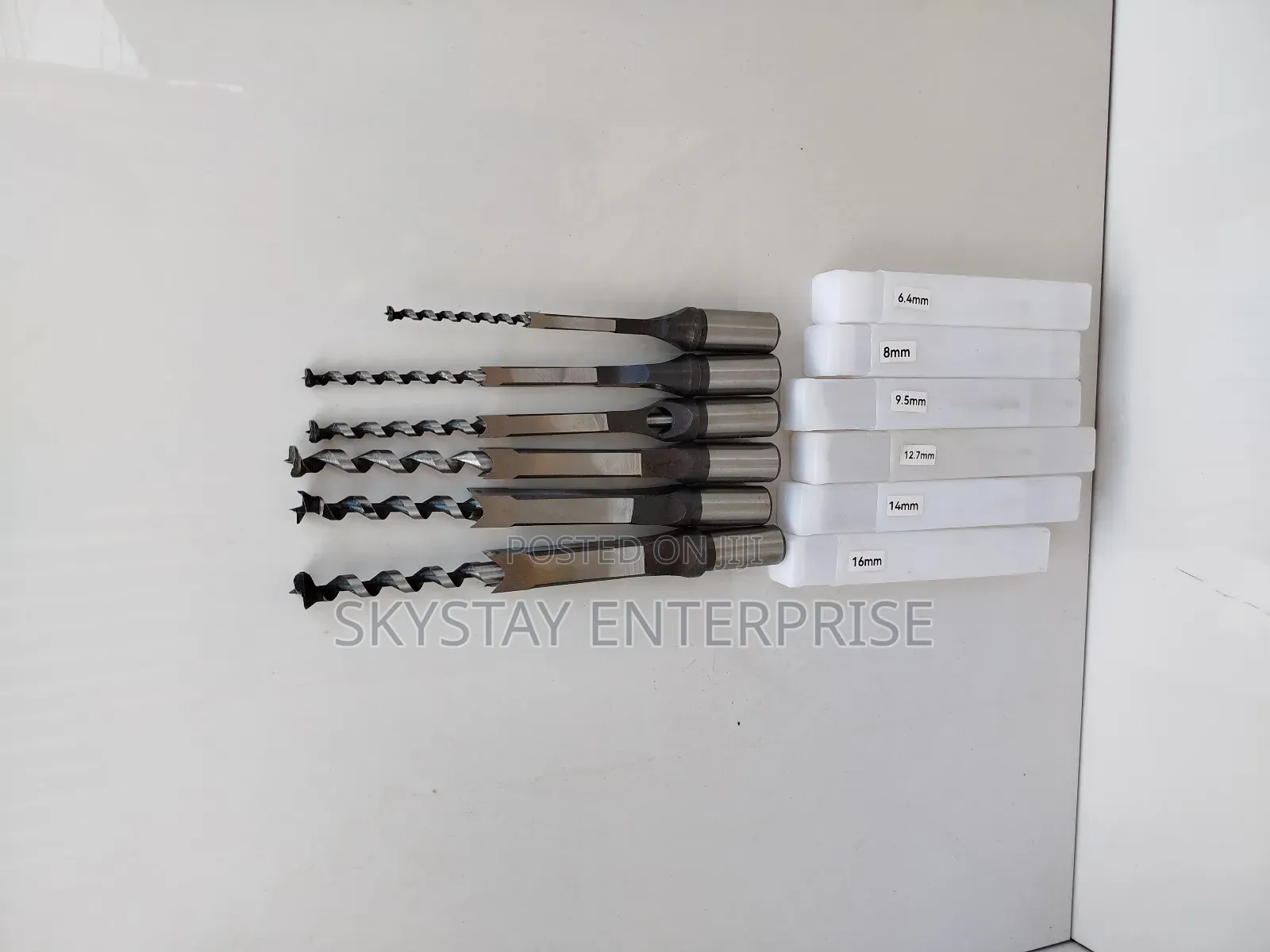 Square Hole Drill Mortising Chisel 6pcs
