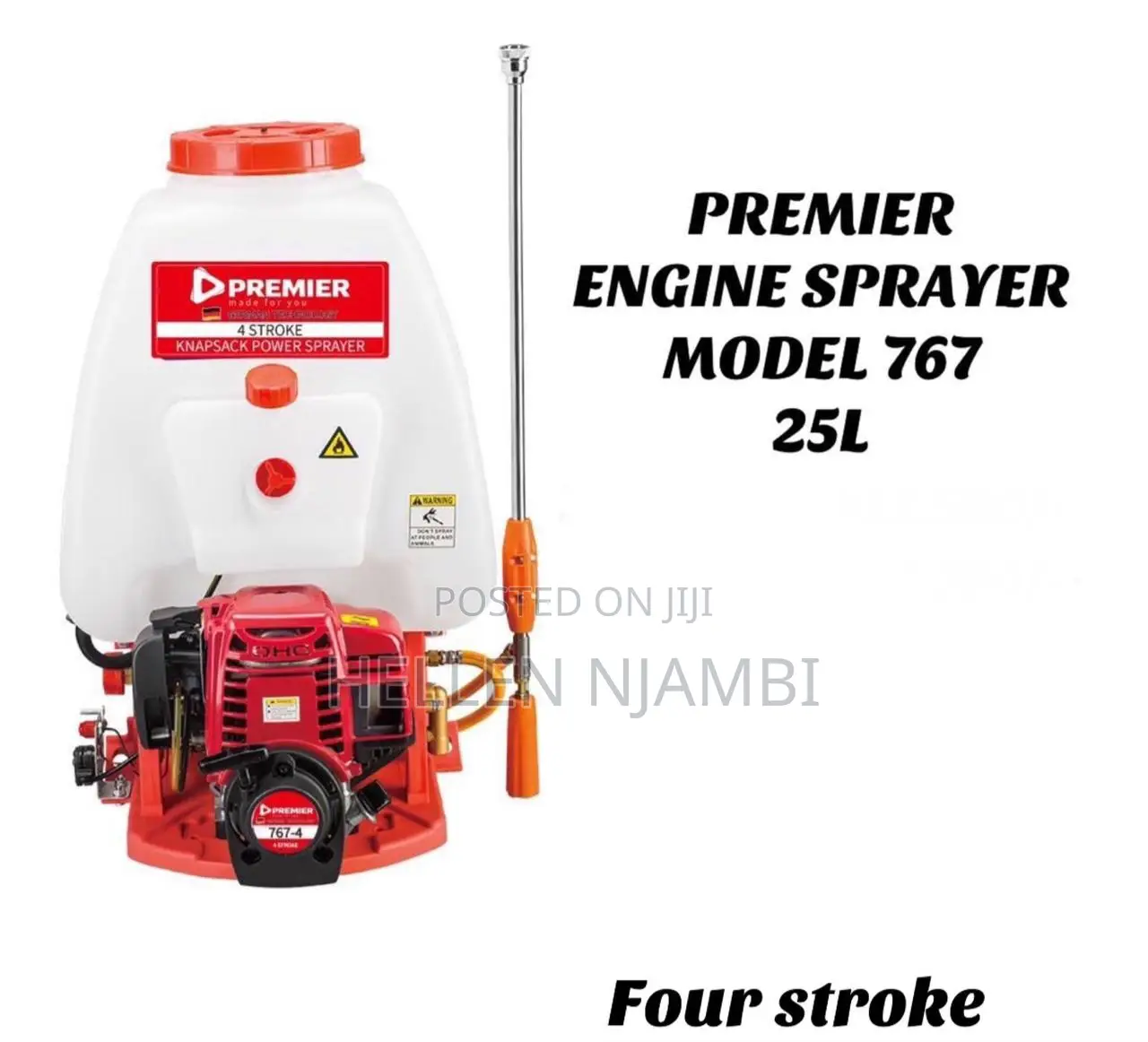Premier 4 Stroke Engine Knapsack Sprayer (25litres)